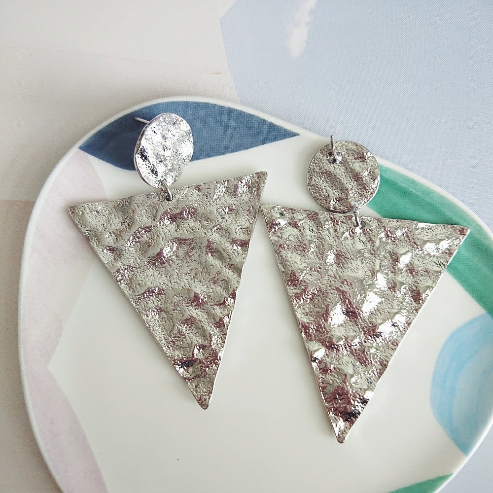 ❤️‍🔥𝕤𝕒𝕝𝕖❤️‍🔥geo earrings - Picture 9 of 10